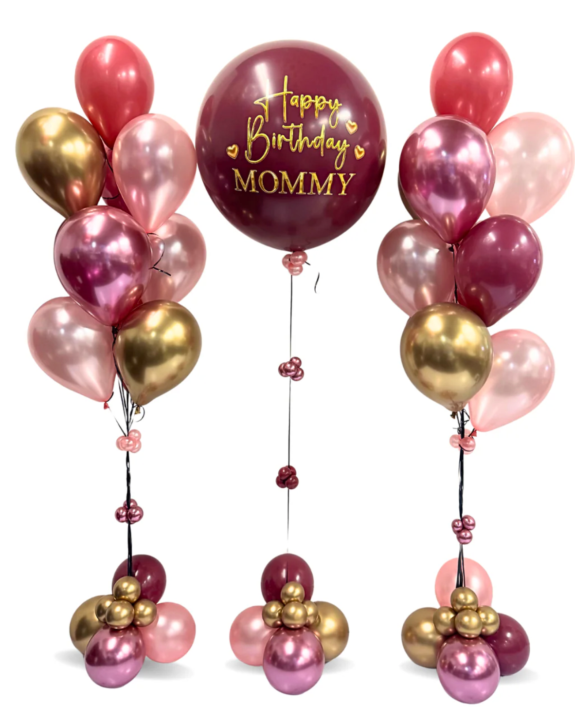 SPECIAL OCCASION BOUQUETS: Custom Message BIrthday Package