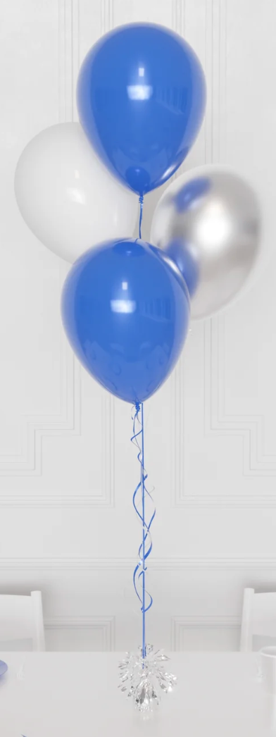 CENTREPIECES:  Centre E - 4 Balloon Centrepiece