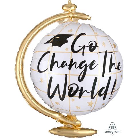 SPECIAL OCCASION BOUQUETS: Supershape Go Change the World Foil - Special Surprise Events